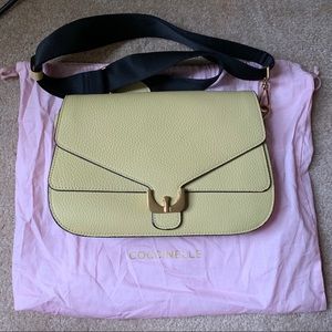 Coccinelle pebbled leather Ambrine shoulder bag